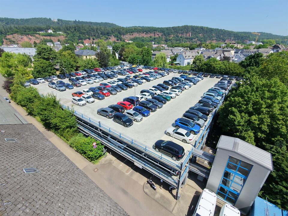 Parkdeck Barmherzige Brüder mit Blick über Trier